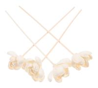 SOLUSTRE 4pièces Diffuseur Aromathérapie Forme De Fleur Artificielle Décoratif pour Bureau Fait Maison avec Fleurs Diffuseur Huile Essentiel