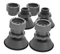 SOLUSTRE 4pièces Tampons Anti-vibration Réglables Pour Machine à Laver Et Sèche-linge Patins Antidérapants Et Amortisseurs Pour Protection Sol Et Stabilité Ajustables Pour Sol Inégal