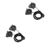 SOLUSTRE 4pièces Ventilateur Radial Super Silencieux pour Refroidissement De Radiateur Compatible avec Imprimantes Prusa Ventilateur à Paliers Hydrauliques Noir