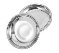 SOLUSTRE 5 Petits Bols Inox pour Sauce, Ronds 9 CM, pour Tremper Sauces Sucrées, Salées, et Condiments en Apéritif