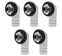 SOLUSTRE 5 PIÈCES Climatiseur Tuyau De Vidange Connecteur Coude Raccord AC Condensat D' Vidange Adaptateur pour Mini- AC Unité Fenêtre AC Unité Adaptateur Diamètre 15Mm