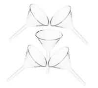 SOLUSTRE 5 Pièces Entonnoir Verre Triangle pour Laboratoire Outil de Chimie Analytique et Réutilisable Parfait pour et Solides