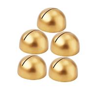 SOLUSTRE 5 Pièces Lot de Porte-cartes Dorés Modernes Supports Élégants pour Numéros de Table et Cartes de Visite Clips Réutilisables pour Mariage Anniversaire Réception et Décoration