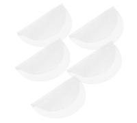 SOLUSTRE 5 Pièces Lot de Tapis Vapeur Silicone Réutilisables Antiadhésifs pour Cuisson Vapeur Dim Sum Pâtisserie Cuisson