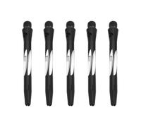 SOLUSTRE 5 Pièces Tiges de Fléchettes de Rechange Tige Filetée de Fléchette en Alliage D'aluminium Noir Diamètre de Base 4,5-4,7mm Lot Intérieur et Extérieur
