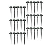 SOLUSTRE 50 Clous pour Fer à Cheval en Fer Léger et Résistants à Haute Tension, Faciles à Transporter, Accessoires Indispensables pour Équipement Équitation Cheval