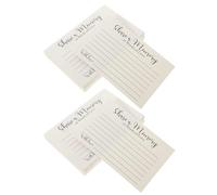 SOLUSTRE 50 Feuilles Cartes D'écriture en Papier Épaisses et Solides pour Occasions Religieuses, Cartes Mémoire Multi-usages à Partager, pour Fêtes de Départ Retraite et Anniversaires,