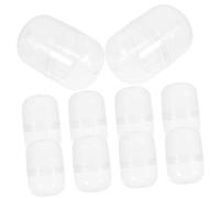 SOLUSTRE 50 Pièces Transparent Vending Machine Balls Fillable Twistable Plastic For Candy Box And Party Favors