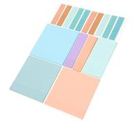 SOLUSTRE 500 Pièces Autocollants de Notes Transparents, Mémo Réutilisable | Capture Rapide des Idées, Format Portable, pour Étudiants et Bureau, Usage Maison, Fichiers et Tableaux Blancs