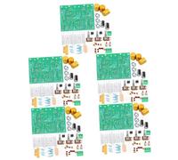 SOLUSTRE 5ensembles Amplificateur Audio Stéréo Kit De Carte Amplificatrice avec Composants Électroniques pour Haut-parleurs Assemblage Facile Et Personnalisation