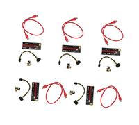 SOLUSTRE 5ensembles Extension Pci-e pour Minage Gpu Adaptateur Extension Accessoires de Rehausseur Kit de Branchement