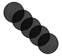 SOLUSTRE 5pièces Éventails Pliants Éventails à Main Décoratifs pour Accessoires De Fête Noir