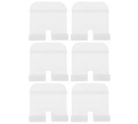 SOLUSTRE 6 Clips de Fixation en Plastique Blanc pour Cage à Hamster, Accessoires Universels pour Petits Animaux, Compatibles et Solide, pour Réparations et Remplacements