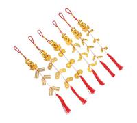 SOLUSTRE 6 Pièces Décoration Suspendue Serpent Chinois pour an Pendentifs Porte Entrée Festive avec de et Ornement Décoratif Plastique