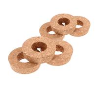 SOLUSTRE 6 pièces Lot de Couvercles Liège pour Vases Verre avec Trou Central Couvercles Hydroponiques pour Plantes Intérieur Supports pour Terrariums et Paniers Muraux Accessoires de
