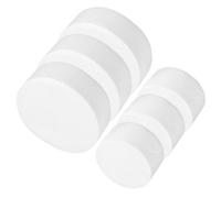 SOLUSTRE 6 pièces Moules Mini Gâteaux Ronds Mousse DIY pour Décoration Fondant Grands Moyens et Personnalisable pour Bricolage et Pratique avec Garçon Fille