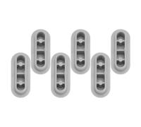 SOLUSTRE 6 Pièces Tampons en Plastique pour Siège de Toilette, Joint Protecteur pour Lunette de Wc, Maintien Sec et Propre, Accessoires pour Maison