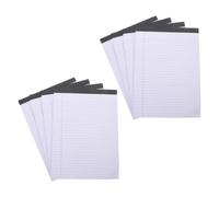 SOLUSTRE 8 Pièces Bloc-notes Juridiques, Carnet de Papier Ligné, Blanc, Papier, Léger, Portable, Déchirable, pour Bureau et Maison, pour Avocats et Professionnels du Droit