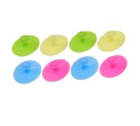 SOLUSTRE 8 pièces Brosse Visage Silicone Exfoliante Masseur Facial Manuel Antidérapant Nettoyeur Doux pour Âges Variés Nettoyage Complet et Massage Peau