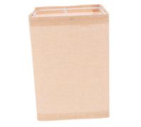 SOLUSTRE Abat-jour Carré Lin Tissu pour Lampe de Chevet et Lampadaire Abat-jour Remplaçant Tissu Naturel Doux et Adapté Chambre Adulte et Salon
