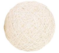 SOLUSTRE Abat-jour Couverture Légère Applique Led Bois Tisser Butoir De Rail Suspension Tissée Rustique Couvercle De Lampe Tissé Lustre En Osier Lin En Coton Blanche Les Lampes Rotin