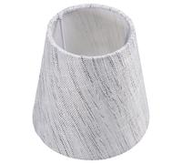 SOLUSTRE Abat-jour Cylindrique en Tissu pour Lampe E14, Abat-jour Moyen Rond en Fer, Abat-jour de Rechange pour Lampe de Table Suspendre, Éclairage Intérieur pour Salon et Chambre