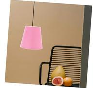SOLUSTRE Abat-jour Tissu Plissé Rose Format Abat-jour Lampadaire et Lampe de Chevet Housse de Lampe Salon Résistante et Décorative Accessoire Éclairage Maison Adaptable