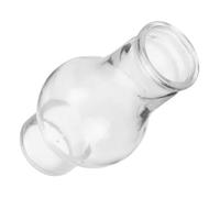 SOLUSTRE Abat-jour Verre Épais pour Lampe à Pétrole Cheminée Résistante Au Vent Style Rétro Vintage Remplacement Pratique pour Lampe à Huile Abat-jour Transparent