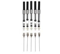 SOLUSTRE Absorbeurs d'Encre pour Stylos Plume Lot de 5 pour Atelier de Recharge Encre Outils Pratiques Scolaires et Bureau