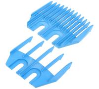 SOLUSTRE Accessoire de Tonte 2 Pièces pour Tondeuse Mouton Guide de Coupe Plastique, Sabot Électrique à Dents Multiples, Adapté Toilettage Précis de Laine de Moutons et Chèvres