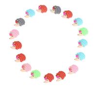 SOLUSTRE Accessoires de Bricolage Forme Hérisson 20 Pièces en Résine et Ornements Décoratifs Couleur Aléatoire pour Coiffure Délicate pour Cheveux Longs