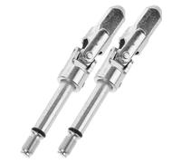 SOLUSTRE Accessoires pour Cric Hydraulique 2pcs Arbre Cardan en Acier Design Horizontal Joint de Déblocage Rapide Fiable pour Remorque et Levage