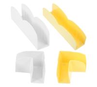 SOLUSTRE Accessoires Stabilisateurs pour Fixation Sécurisée Sol 4pcs pour Parc à Jeux Bébé en Plastique Antidérapants à Angle Droit et Plat