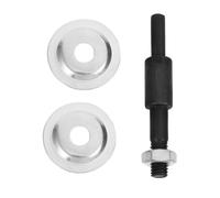 SOLUSTRE Adaptateur Serré par Vis pour Meule Métallique en Acier et Fer, Design de Bol Pratique, Lot de 2 Sets de Sets de Ensembles pour Accessoires de Meulage