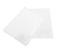 SOLUSTRE Album de Protection Banque en PVC Blanc, 10 Pages par Paquet, Facile à Transporter Couvertures Transparentes