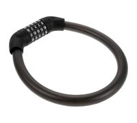 SOLUSTRE Antivol de Vélo à Code 50 Cm, Sangle Épaissie Résistante aux Éclaboussures, Câble Robuste Noir Mat, Antivol Professionnel Portable Compatible Vélo Électrique et Moto