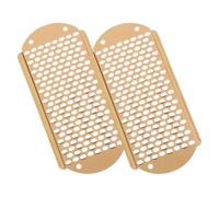 SOLUSTRE Appareil Pour Enlever Les Pieds Outil De Pédicure Avec Lames De Rechange Râpe À Pieds Et Grattoir À Talons Pour Des Résultats De, Acier Inoxydable 2Pcs Portable Pour La Maison Et