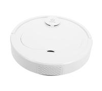 SOLUSTRE Aspirateur Robot Automatique USB Rechargeable Aspirateur Intelligent pour Sols Plats Tapis et Carrelage Aspiration Puissante Blanc