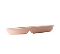 SOLUSTRE Assiette Compartimentée Céramique Rose Assiette de Portion pour Adultes et Service et Facile à Nettoyer