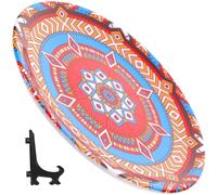 SOLUSTRE Assiette Décorative Motif Mandala Unique Le Multifonctionnelle et Facile à Nettoyer en Céramique la pour ou Cuisine Mariage Décoration Murale Cuisine ou Mariage