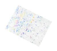 SOLUSTRE Autocollants Fenêtre Collision Non Adhésifs PVC Arc Ciel Décoratifs pour Vitres Intérieures Réutilisables et Faciles à Retirer Étoiles