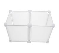 SOLUSTRE Bac De Rangement Congélateur Multifonction 2 Compartiments Plastique Solide Pour Réfrigérateur Et Congélateur Coffre 19x36x24 Cm Organizer La Cuisine Rangement Alimentaire