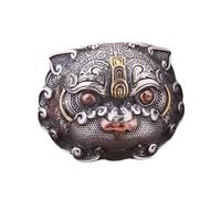 SOLUSTRE Bague Pi Yao Vintage Cuivre pour Femmes et Hommes Chance Richesse Santé Anneau Chic Résistant Au Ternissement Accessoire Unique de Protection Feng Shui