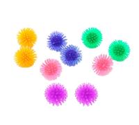 SOLUSTRE Balles pour Chat à Boules Épineuses Lot de 10 en Plastique Souple Interactif Amusant Protège Meubles et Renforce Le Lien Propriétaire Couleur Aléatoire pour