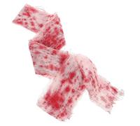 SOLUSTRE Bande de Tissu Sanglante D'halloween pour Décoration Intérieure, Tissu Solide Design Unique, pour Scènes Effrayantes et Fêtes D'halloween