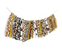 SOLUSTRE Bannière de Chaise Haute Garçon Fille Décor Coloré pour Premier Anniversaire Décoration Suspendue Amusante pour Fête Ornement Mural et Rehausseur Repas Shower Birthday Banner