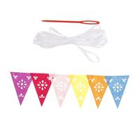 SOLUSTRE Bannière Mexicaine Festive Feutrine pour Décoration de Fête Thème Jour des Morts Accessoire Photo pour Intérieur et Extérieur