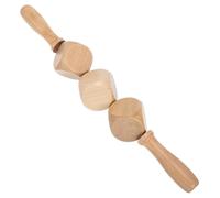 SOLUSTRE Barre de Massage en Bois pour Usage Domestique, Rouleau de Massage Manuel Antidérapant, Améliore la Flexibilité et Réduit la Fatigue, pour Sportifs