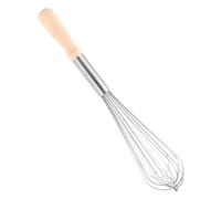 SOLUSTRE Batteur Œufs Manuel Acier Inoxydable avec Manche de Cuisine Ergonomique pour et Cuisson et Antidérapant pour Petits Bols