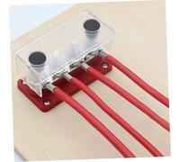 SOLUSTRE Bloc de Distribution de Robuste pour Batterie Bornier de Répartition pour Automobile et Camping car Busbar de Connexion Haute Résistance Facile à Installer